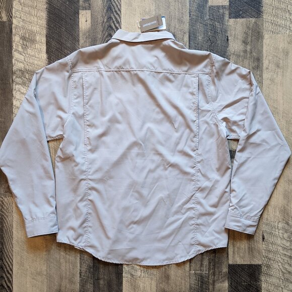 Patagonia Self-Guided Hike Shirt XL Khaki Tan Button-Down - Picture 4 of 10